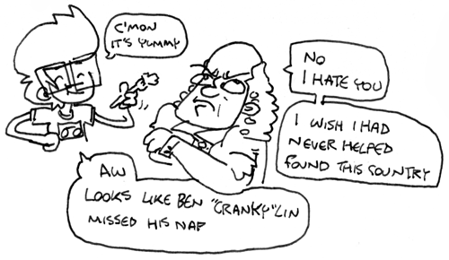 ben franklin hates oats